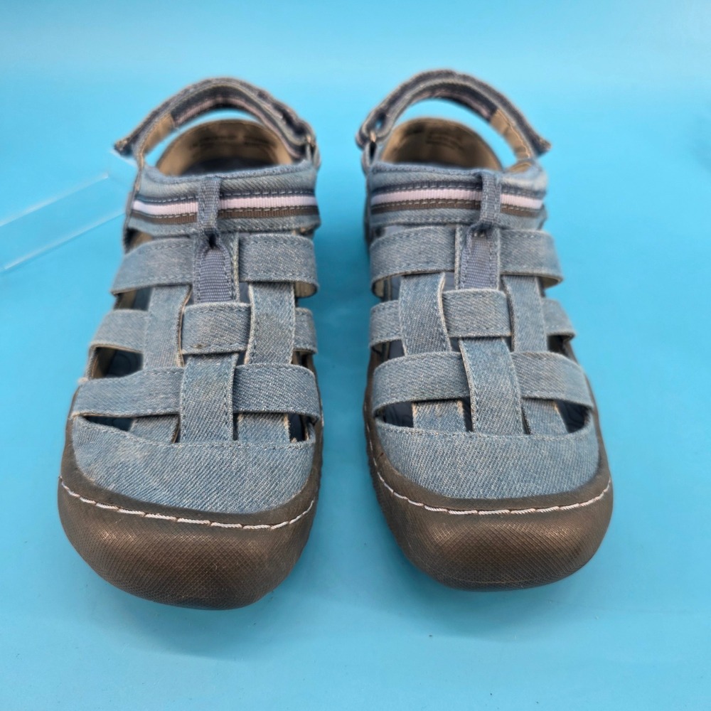 JBU Jambu Olympia Water Ready Blue Denim‎ Fisherman Sandals Womens 6.5 M B1OLY45
